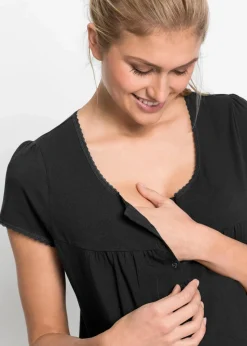 Still-Nachthemd mit Bio-Baumwolle|bonprix New