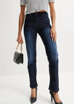 Straight Jeans Mid Waist, Stretch|bonprix Sale