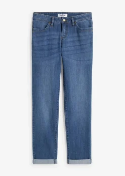 Straight Jeans Mid Waist, Stretch|bonprix Online
