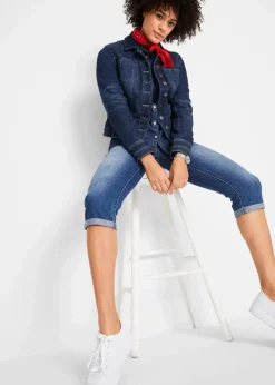 Straight Jeans Mid Waist, cropped|bonprix