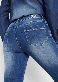 Straight Jeans Mid Waist, cropped|bonprix