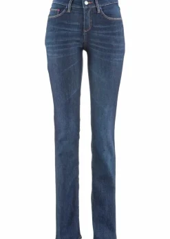 Straight Jeans Mid Waist, Stretch|bonprix Clearance
