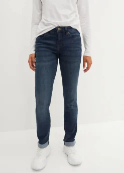 Straight Jeans Mid Waist, Stretch|bonprix Clearance