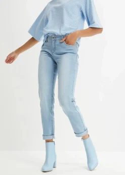 Straight Jeans Mid Waist, Stretch|bonprix Clearance