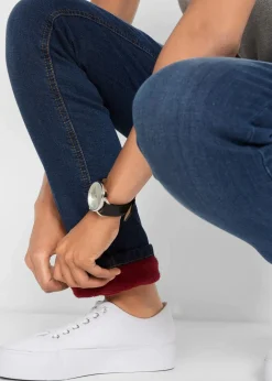 Straight-Jeans High Waist, Thermo|bonprix Sale