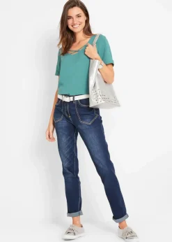 Straight-Jeans High Waist, Stretch|bonprix Outlet