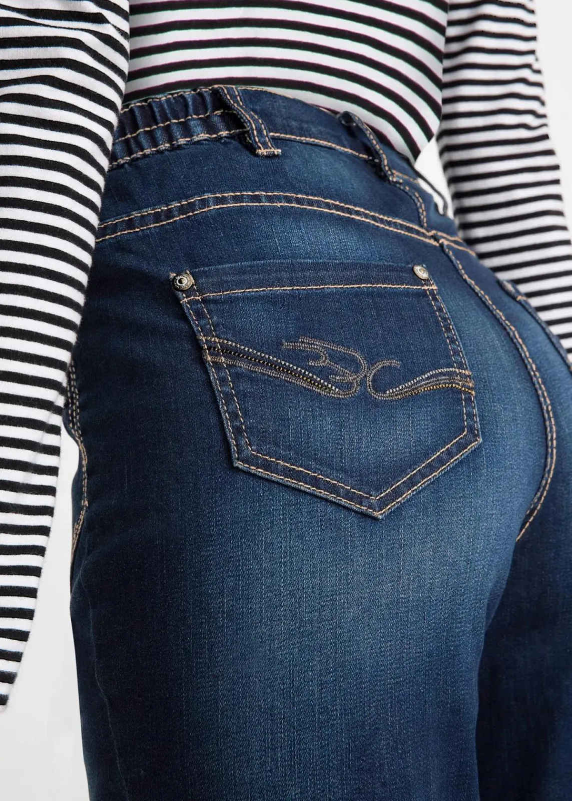 Straight-Jeans High Waist, Stretch|bonprix Outlet