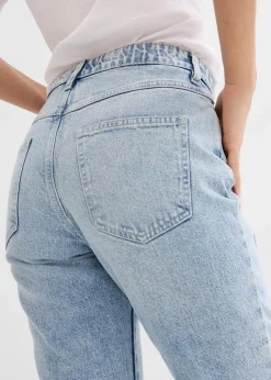 Straight-Jeans Mid Waist Bequembund Low Stretch, cropped|bonprix