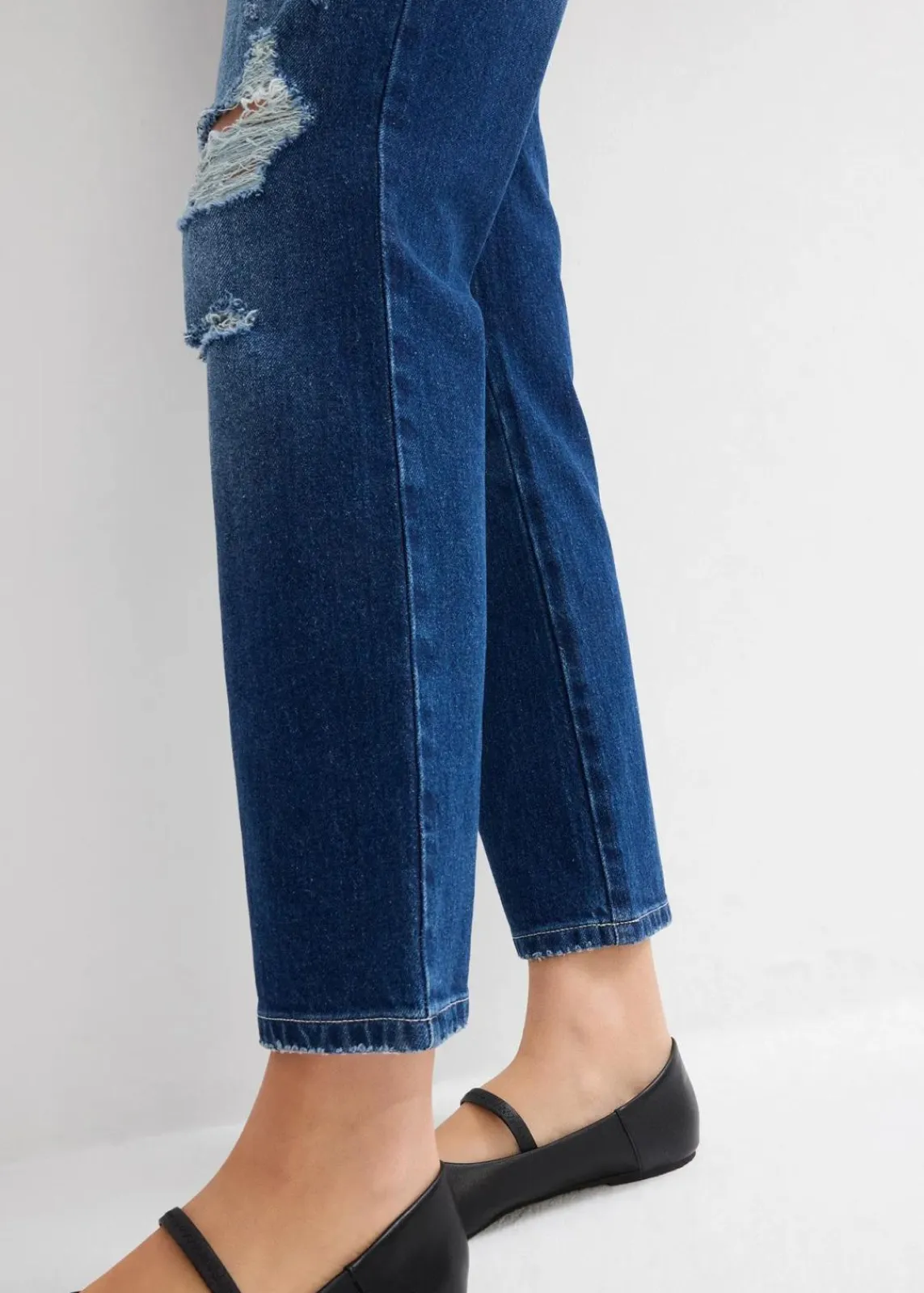 Straight-Jeans Mid Waist Bequembund Low Stretch, cropped|bonprix Hot