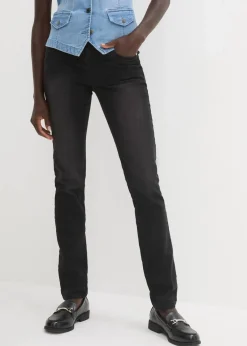 Straight-Jeans Mid Waist, Super Stretch mit Bequembund|bonprix New