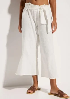 Strand Musselin 3/4-Hose|bonprix