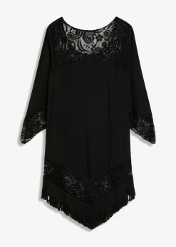 Strand Tunika mit Spitze aus Viskose|bonprix Discount