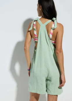 Strandjumpsuit aus luftigem Musselin|bonprix Best