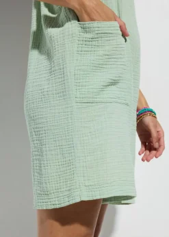 Strandjumpsuit aus luftigem Musselin|bonprix Best