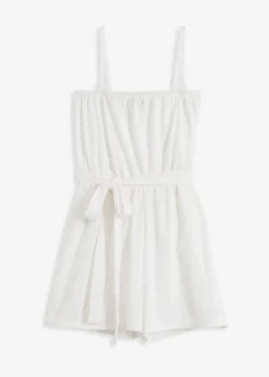 bonprix Strandmode|Bademode·Strandmode|Strandoverall aus Crochet weiß