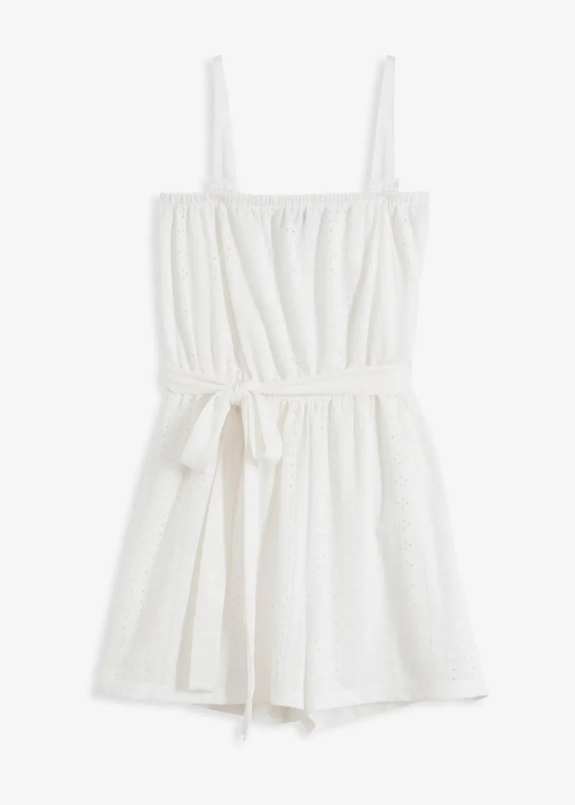 bonprix Strandmode|Bademode·Strandmode|Strandoverall aus Crochet weiß