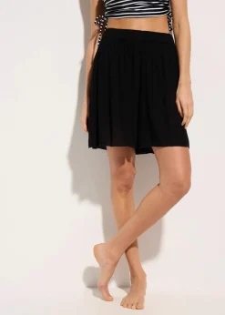 Strandshorts aus fließender Viskose|bonprix