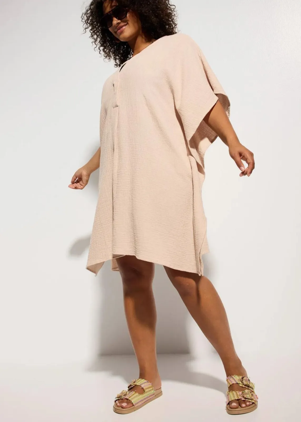 Strandtunika aus luftigem Musselin|bonprix Discount