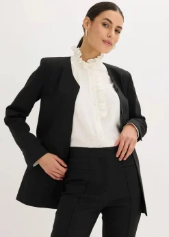 bonprix Bekleidung·Basics|Blazer|Stretch Blazer aus Bengalin schwarz