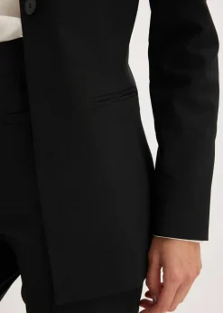 bonprix Bekleidung·Basics|Blazer|Stretch Blazer aus Bengalin schwarz