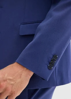 bonprix Große Größen|Anzüge & Sakkos|Stretch-Anzugsakko, Regular Fit mitternachtsblau