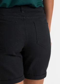 bonprix Bekleidung·Outdoorbekleidung|Bekleidung·Kleider|Stretch-Bermuda schwarz