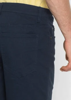 bonprix Hosen|Basics|Stretch-Bermuda, Classic Fit dunkelblau