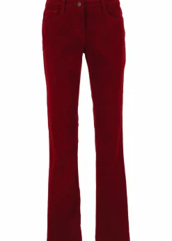 bonprix Hosen|Bekleidung·Kleider|Stretch-Cordhose, Bootcut kastanienrot