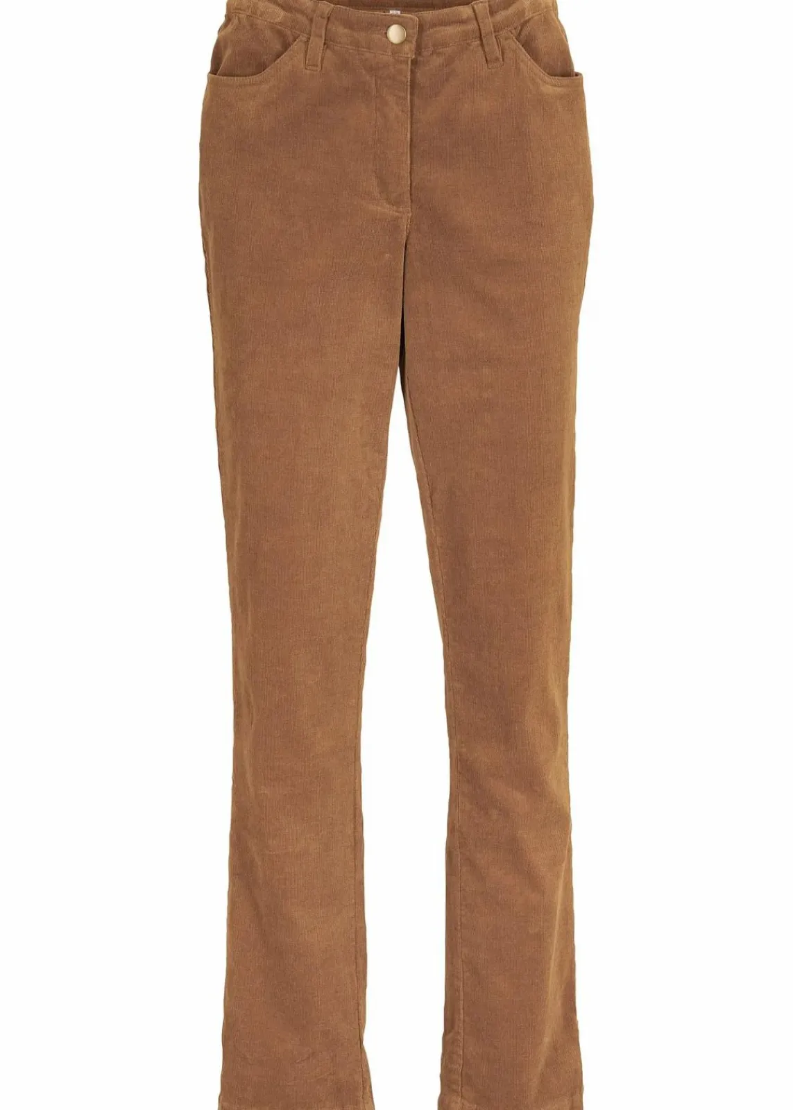 bonprix Hosen|Bekleidung·Kleider|Stretch-Cordhose, Straight cognac braun