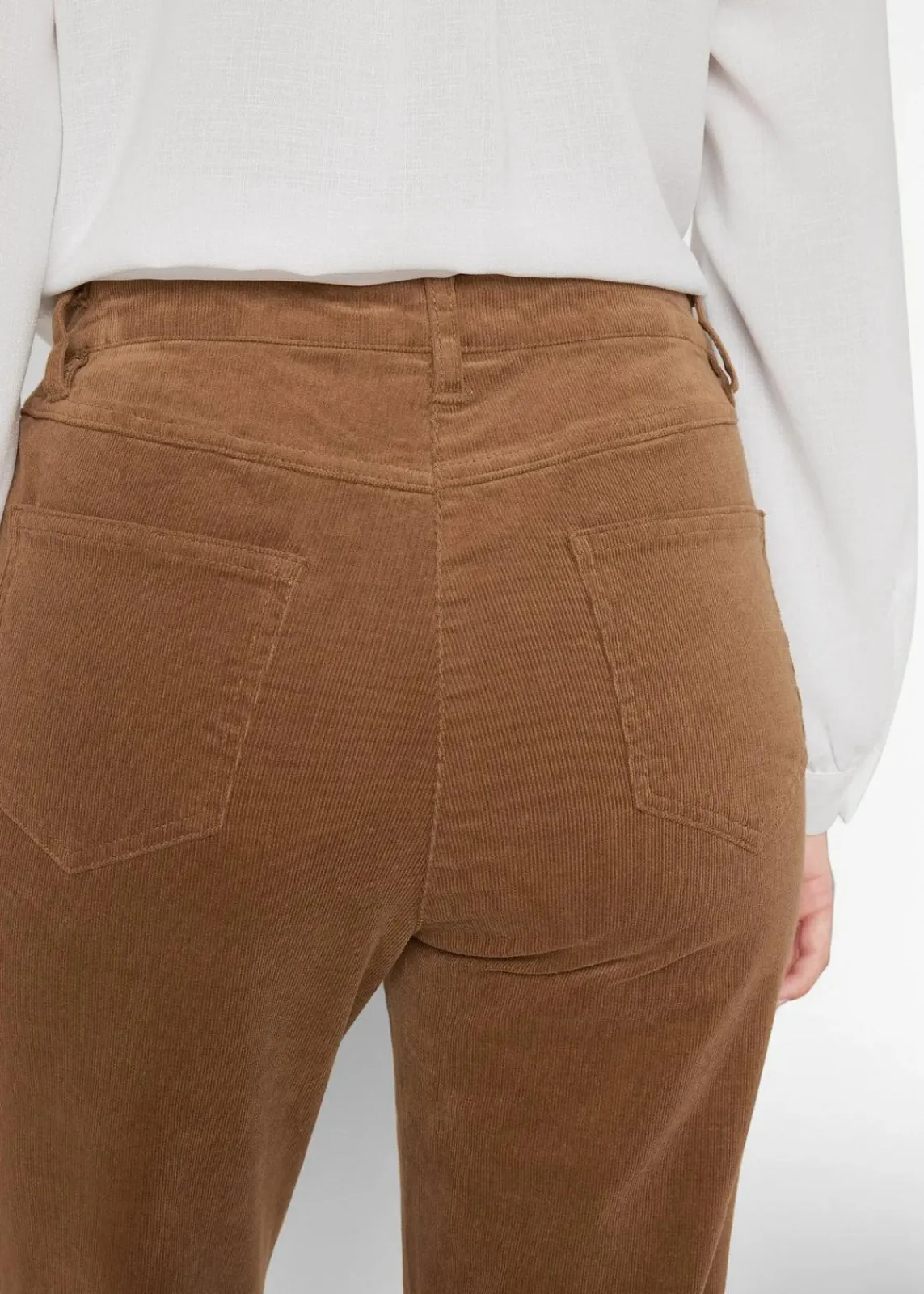 bonprix Hosen|Bekleidung·Kleider|Stretch-Cordhose, Straight cognac braun