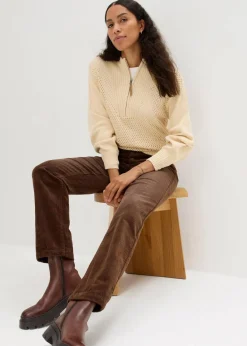 Stretch-Cordhose, Wide|bonprix Online