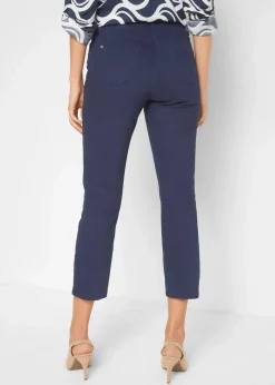 bonprix Hosen|Bekleidung·Kleider|7/8-Stretchhose dunkelblau