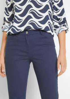 bonprix Hosen|Bekleidung·Kleider|7/8-Stretchhose dunkelblau