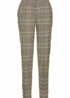 bonprix Bekleidung·Kleider|Hosen|Stretch-Hose hellbraun kariert