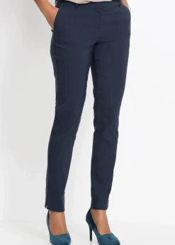 bonprix Hosen|Bekleidung·Kleider|Stretch-Hose dunkelblau