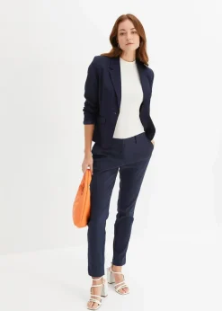 bonprix Hosen|Bekleidung·Kleider|Stretch-Hose dunkelblau