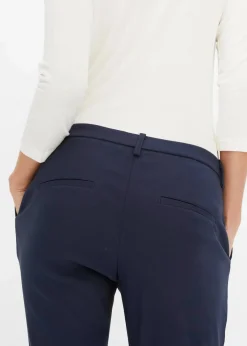 bonprix Hosen|Bekleidung·Kleider|Stretch-Hose dunkelblau