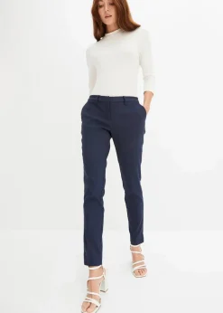 bonprix Hosen|Bekleidung·Kleider|Stretch-Hose dunkelblau