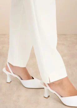 bonprix Bekleidung·Kleider|Hosen|Stretch-Hose wollweiß