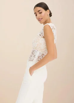 bonprix Bekleidung·Kleider|Hosen|Stretch-Hose wollweiß