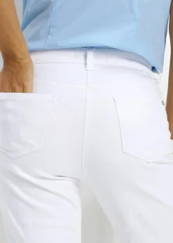bonprix Bekleidung·Kleider|Hosen|7/8-Stretchhose weiß