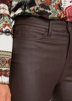 bonprix Bekleidung·Kleider|Hosen|Stretch-Hose aus Viskose-Mix braun