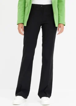 bonprix Bekleidung·Kleider|Hosen|Stretch-Hose, Bootcut schwarz