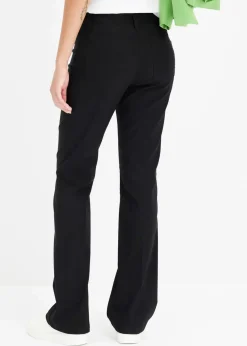 bonprix Bekleidung·Kleider|Hosen|Stretch-Hose, Bootcut schwarz