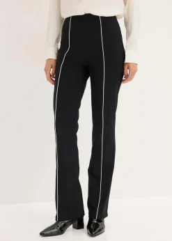 Stretch-Hose flared aus Bengalin|bonprix New
