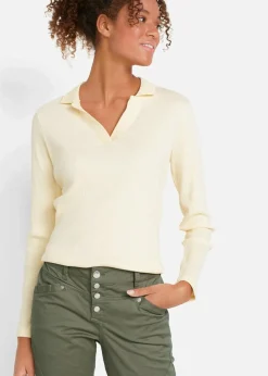 Stretch-Hose mit Crash-Effekt|bonprix Hot