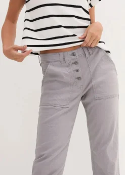 Stretch-Hose mit Crash-Effekt|bonprix