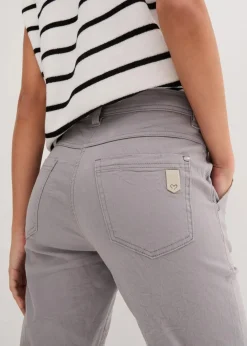 Stretch-Hose mit Crash-Effekt|bonprix