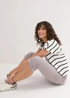 Stretch-Hose mit Crash-Effekt|bonprix