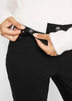 bonprix Bekleidung·Kleider|Stretch-Hose mit Viskose schwarz